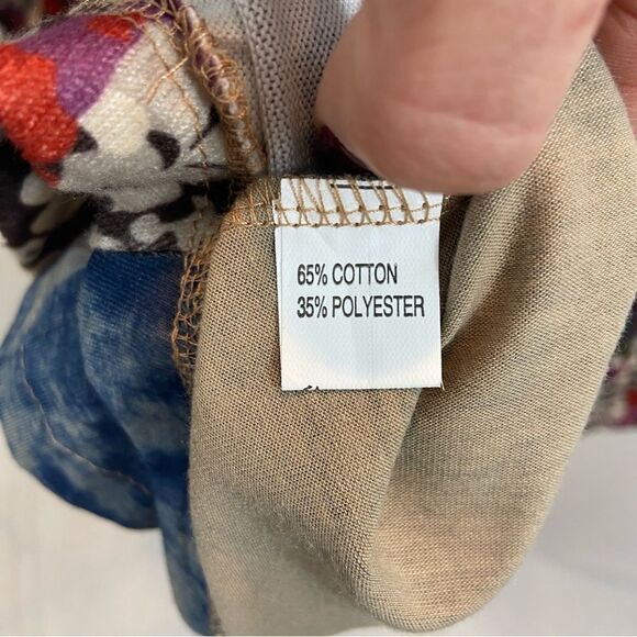 Ladies Simply Couture‎ Brand Button Down Floral Blouse Size Large - Picture 7 of 13